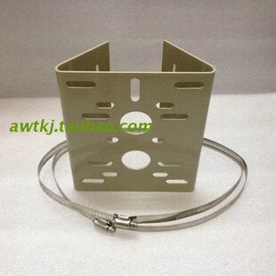 监控立杆抱住柱扣环监控支架铁支架抱箍抱支架抱圆柱电杆监控支架