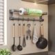铲子挂架锅铲挂杆 置物架多功能壁挂式 免打孔 挂钩架厨房挂钩勺子