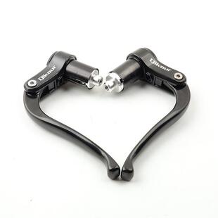 自行车配件折叠车三指刹车把铝合金公路车死飞车牛角飞机把TT刹把