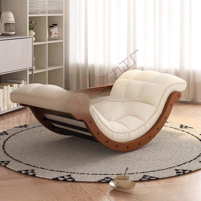 香蕉船懒人沙发摇摇椅多功能月亮摇椅客厅卧室阳台躺椅桌子椅子床