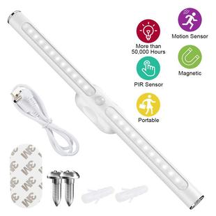 新款22LED智能人体感应灯可充电无极调光触摸灯橱柜灯室内照明灯