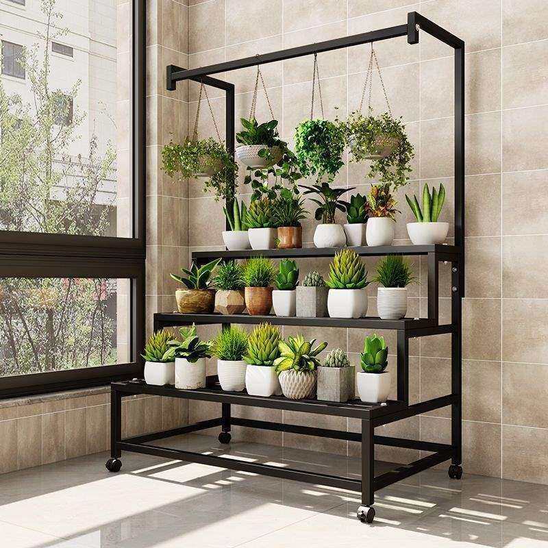 铁艺花架阳台置物架客厅多层落地阶梯式室内户外盆栽室外多肉架子,3C数码配件,USB灯,淘宝优惠券,粉丝福利购,淘宝优惠卷