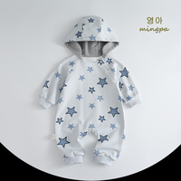 棉A類秋季長爬男女通用連身衣/爬服/哈衣