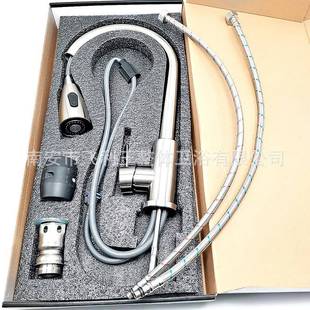 304不锈钢抽拉式水龙头家用 厨房洗菜盆水槽冷热两用龙头厂家直销