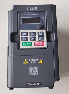 invt英威腾变频器GD10-0R7G-4 1R5 2R2G三相380v调速控制器220V单