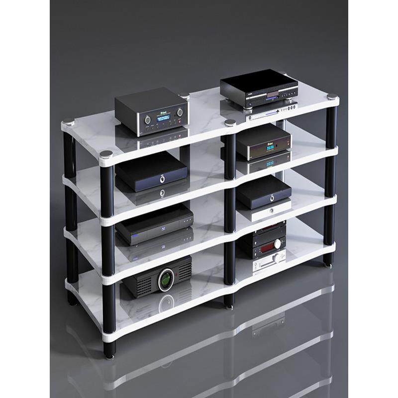 ktv专用功放机柜影音架音响放置架避震音箱架家用铝合金电视机