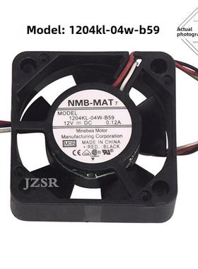 原装正品NMB-MAT 1204KL-04W-B59 3010 12V 0.12A 安川变频器风扇