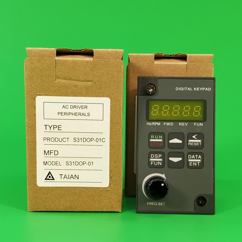 TECO东元台安变频器310操作面板N31D/S31DOP-01C调速器 控制面板