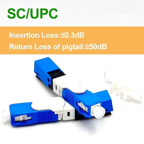 Esc250D巴西印尼Sc Upc光纤快速连接器冷连接器冷连接器光纤到你家