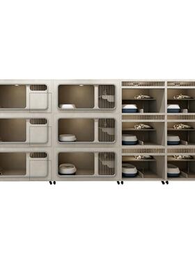 壮实说猫同款猫柜实木三层猫笼子猫窝猫宠物店繁育寄养笼产房猫舍