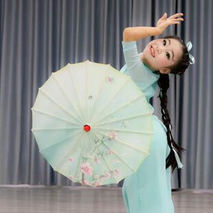 诗雨江南伞舞蹈道具小号尺寸油纸伞幼少儿童独舞考级跳舞表演出伞