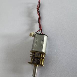 拆机九成新N20减速电机金属齿轮轴直流减速马达DC3V-5V慢速大扭力