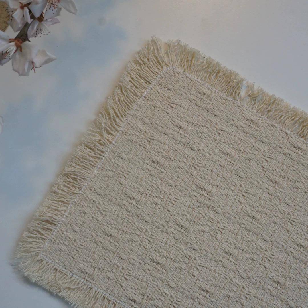 百搭毛毛垫 小流苏垫22*32大流苏垫34*56流苏杯垫干泡茶席