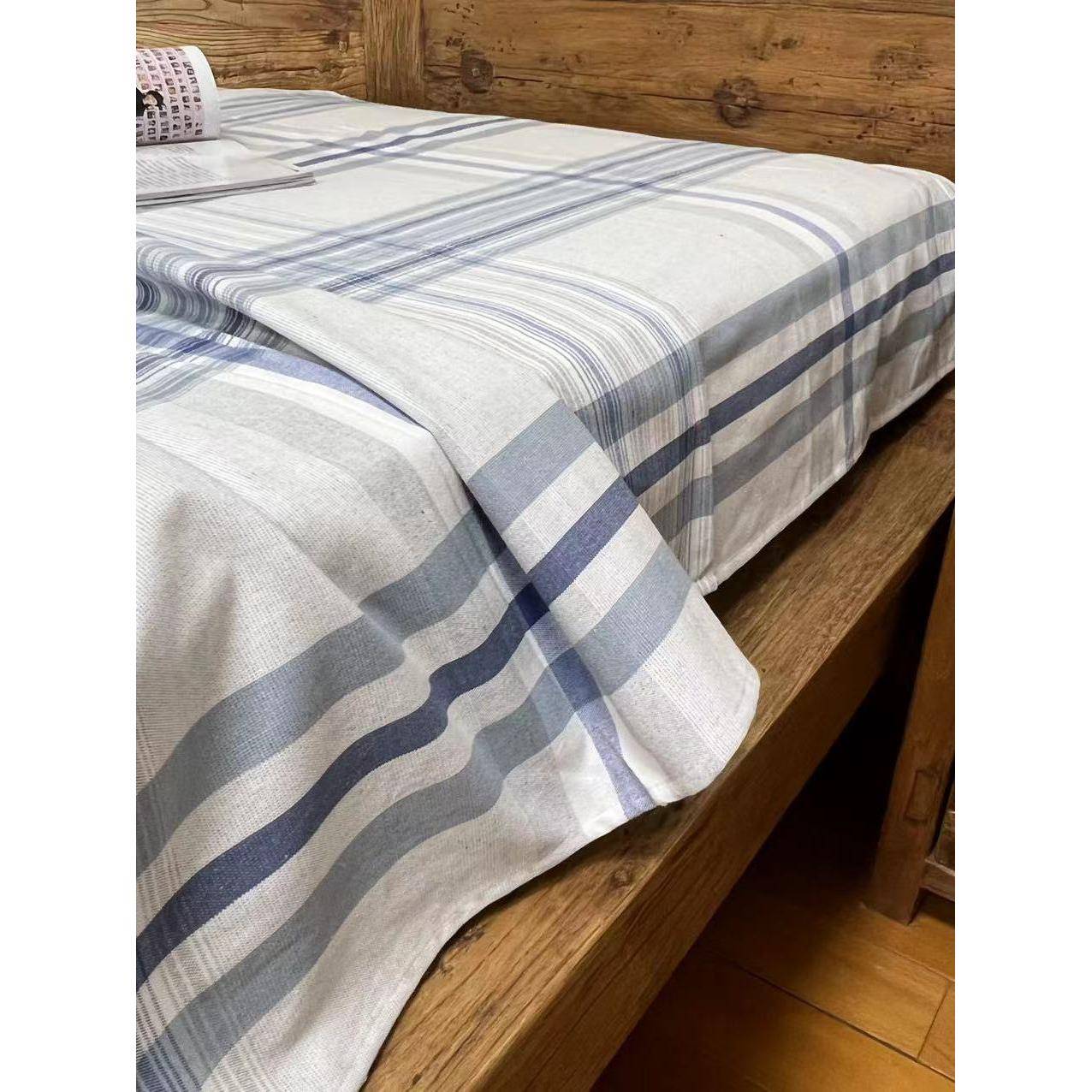 刘大姐家【硬货】纯棉老粗布床单加厚加密单人单件被单双人三件套