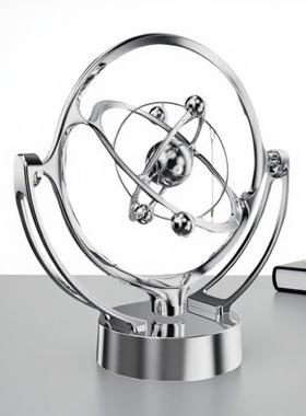 地球天体永动仪旋转物理磁力永动机不停创意摇摆摆件工艺品牛顿摆
