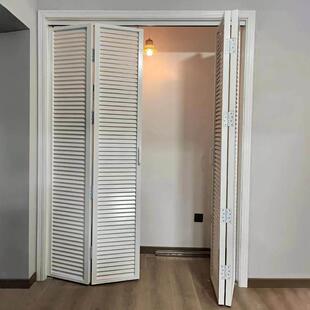 百叶门窗衣柜门双门实木门客厅书房卧室平开 折叠门拉门隔断门