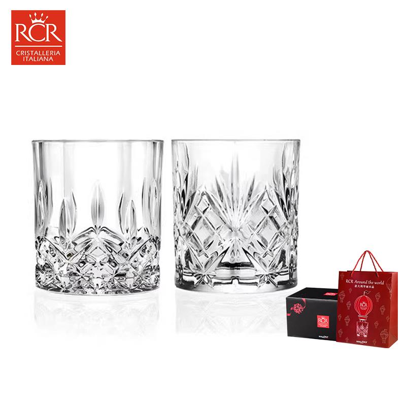 意大利进口RCR家用水晶玻璃杯啤酒威士忌酒杯高档洋酒杯子送礼