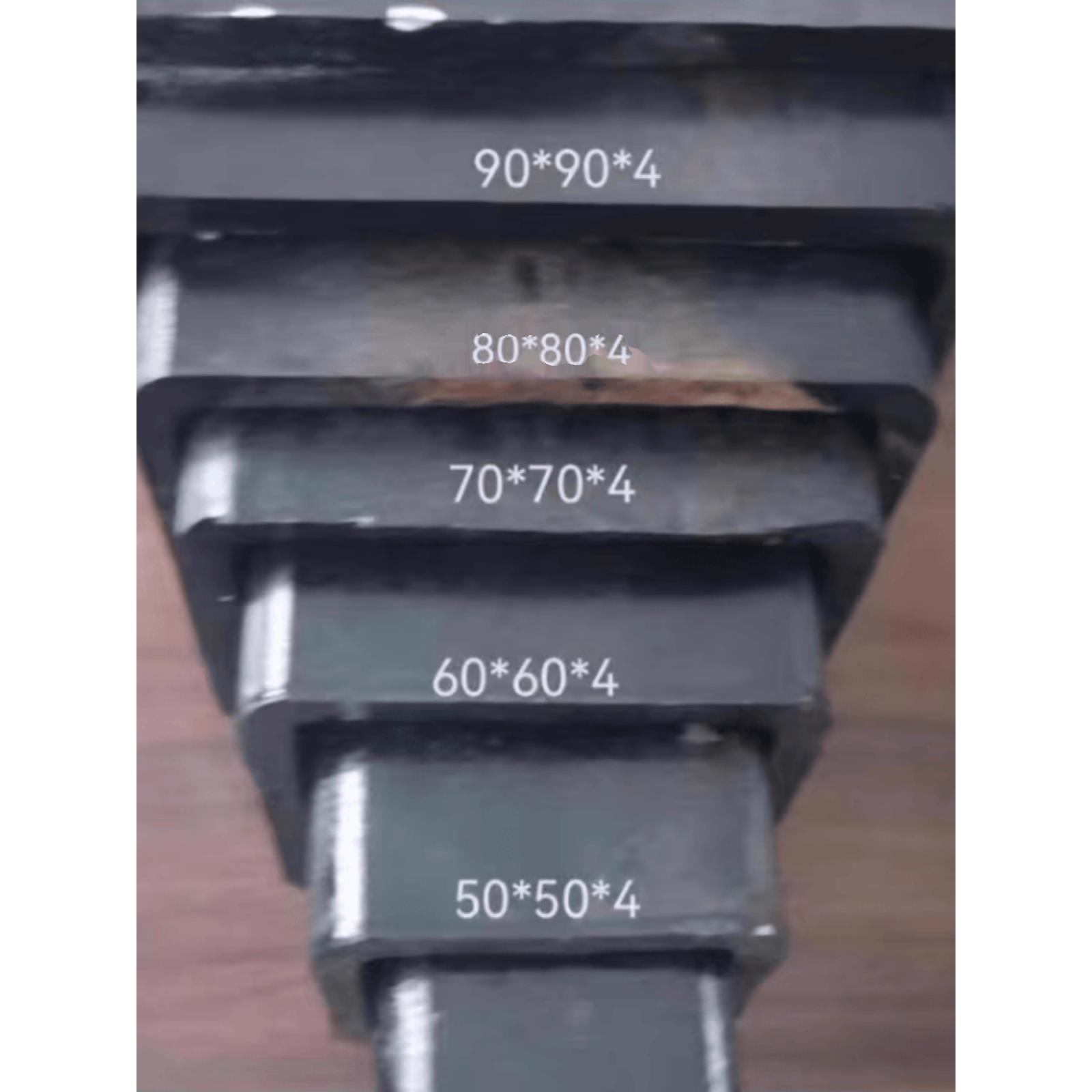方管钢材30 50 60 80无缝方矩管空心方管加厚壁方钢管冷拔矩形管