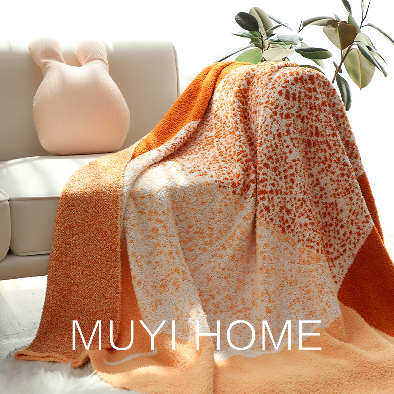 秋冬加厚保暖毛绒盖毯软绵绵撸猫毯子休闲毯加绒沙发毯民宿床尾毯