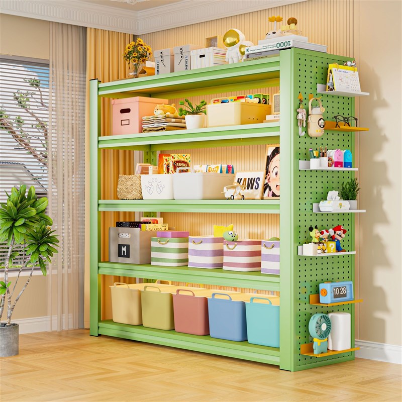 家用多层置物架落地货架阳台客厅收纳架储物间超市U快递整理展示