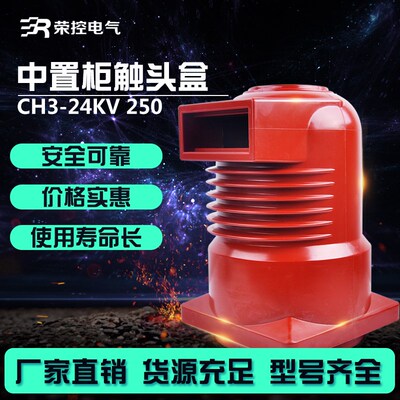 上海荣控CH3-24KV/250 2000A-2500A 中置柜 高压柜母线绝缘触头盒