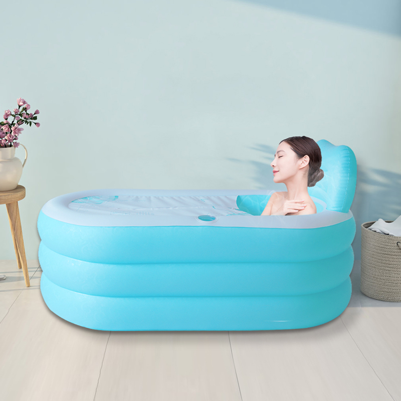 泡澡桶大人折叠充气浴缸家用全身洗澡桶浴桶家庭浴池夏打气洗澡盆