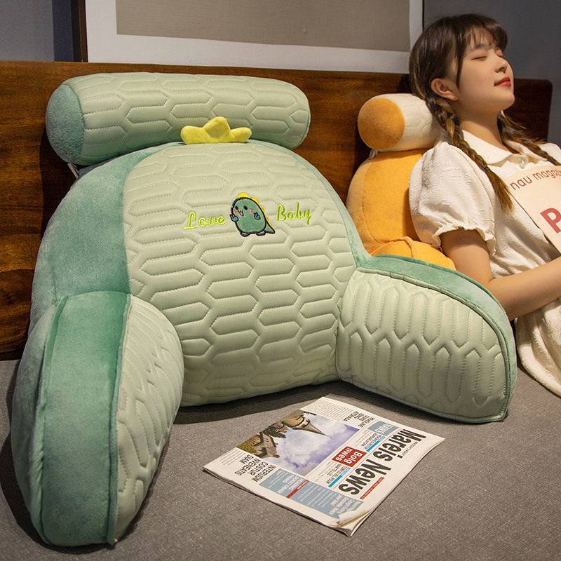 冰丝乳胶床头靠垫软包护腰靠枕大靠背沙发抱枕靠枕头床上看书夏季