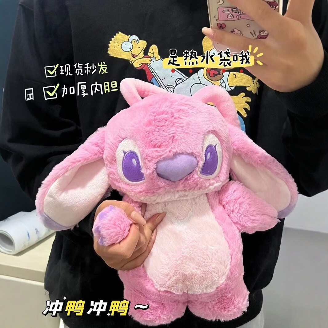 史迪热袋卡毛插手注袋防厚P暖手捂拆仔水通鲨鱼绒水VC方便洗温显