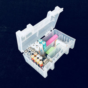 功透电池收 生活 配 纳 盒多能明纳盒家居用品电池件收盒电池整理