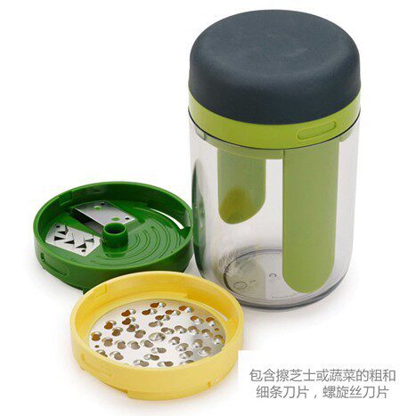 多功能切菜器 三合一菜丝旋转杯凉菜切丝切菜器黄瓜西葫芦刨丝切