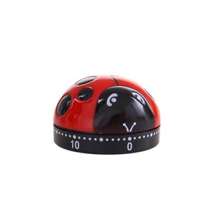 60分钟瓢虫定时器 卡通厨房烧菜计时提醒器 学生做题时间管理闹钟