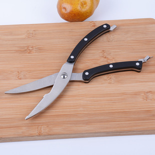 骨剪刀食物刀能不锈钢刀厨剪厨多用直鸡剪多功剪房房剪厂家销