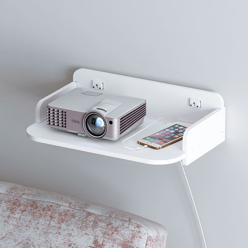 墙壁免打孔投影仪支架路由器托架床头墙上挂架置物架挂墙WIFI壁挂