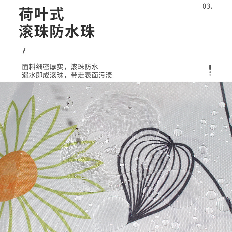 跨境 现货涤纶浴帘防水防霉 卫生间浴室帘子防水布浴帘