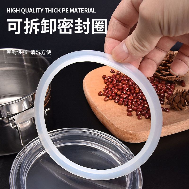 不锈钢密封罐 咖啡罐糖果罐 奶粉茶叶罐 干果罐粉末罐奶茶店用品