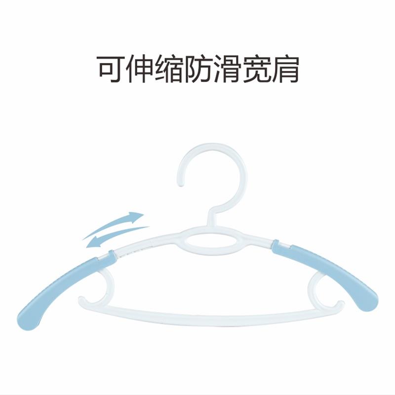 韩人缩架能滑衣架家新款料痕晾架式成伸衣多功防 用塑衣服晒