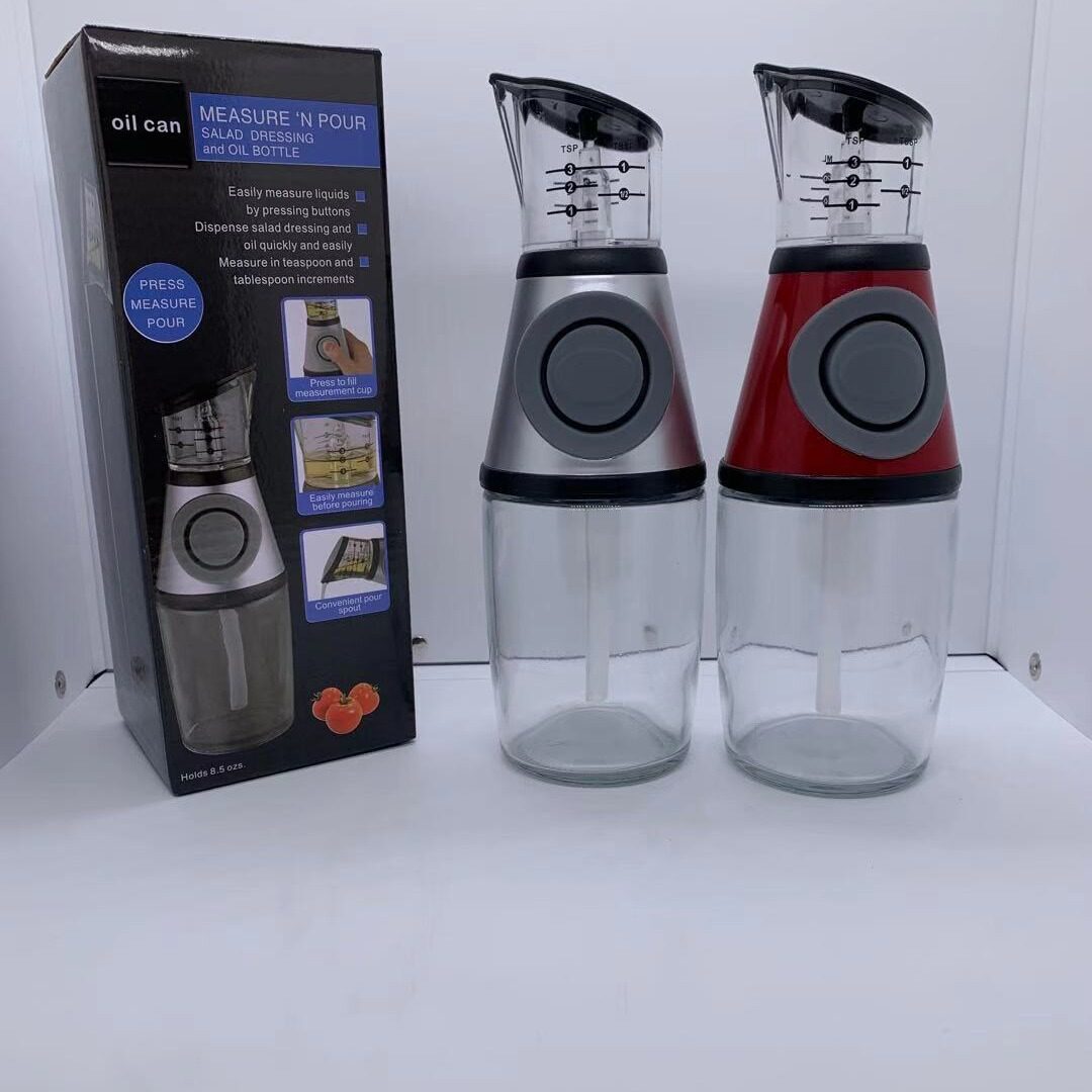 定量油壶,可控玻璃油瓶,出口欧美,创意厨房小工具