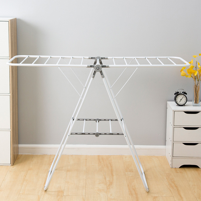 UG73欧润哲晾衣架落地阳台折叠晾衣杆室内挂衣架衣物收纳架晒