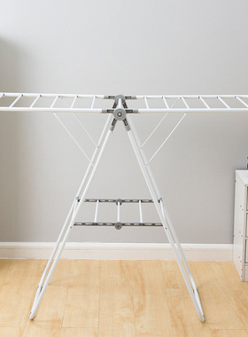 UG73欧润哲晾衣架落地阳台折叠晾衣杆室内挂衣架衣物收纳架晒