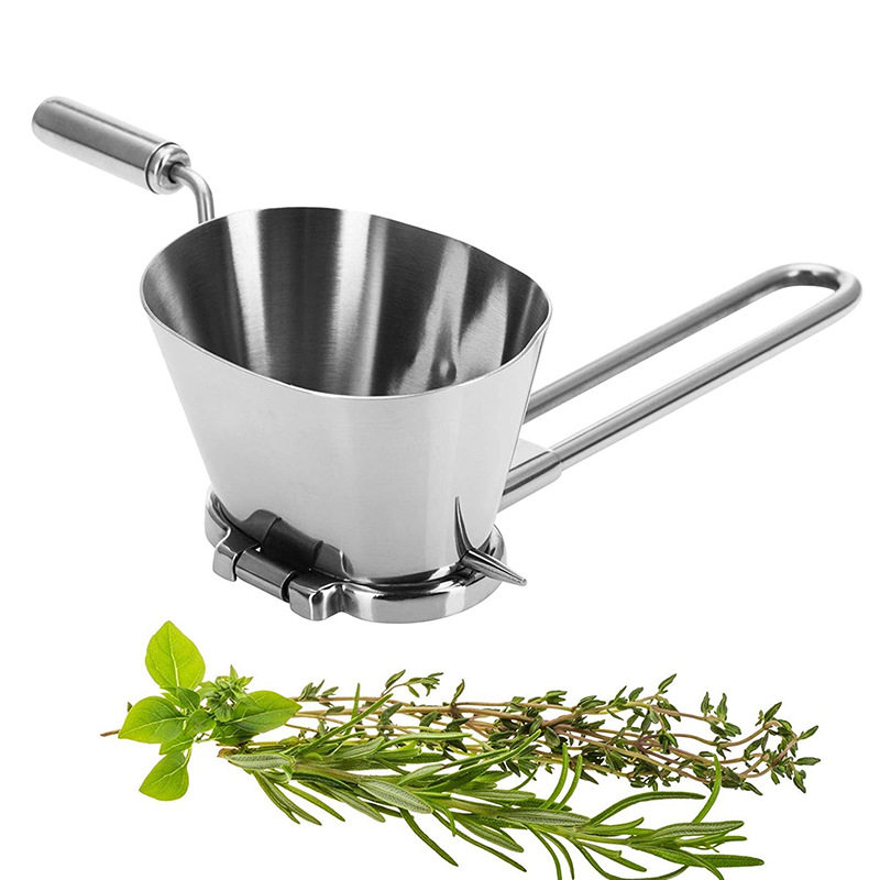 现货不锈钢多功能切菜器香草切碎机佐料器手动香菜切碎器厨房小工