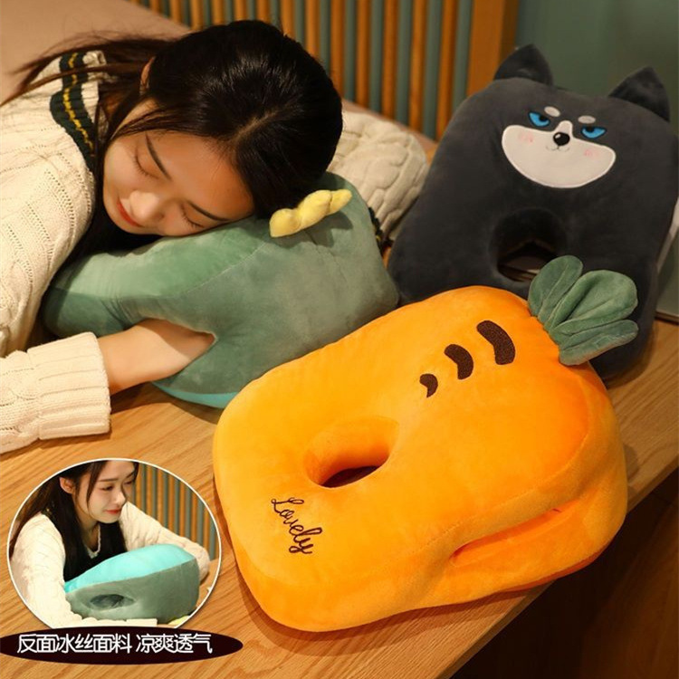 办公室午睡枕趴睡枕女生暖手睡觉抱枕小学生午休枕头午睡午休神器