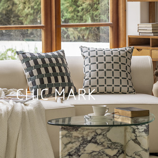 皮制PU抱枕沙发客厅靠枕靠垫抱枕套轻奢靠垫套高级床头皮枕头