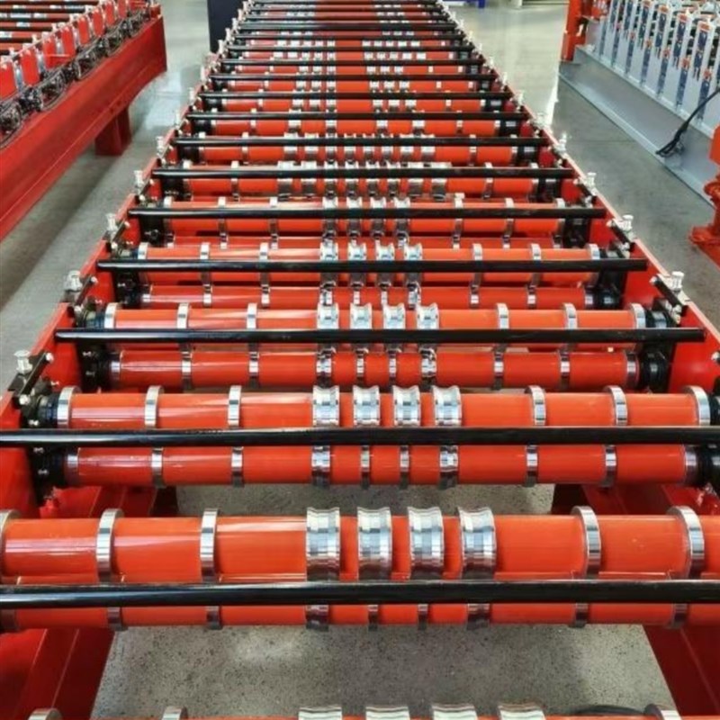 全自动数控e单板压瓦机彩钢设备伺服电剪高速长城板压型机成型机