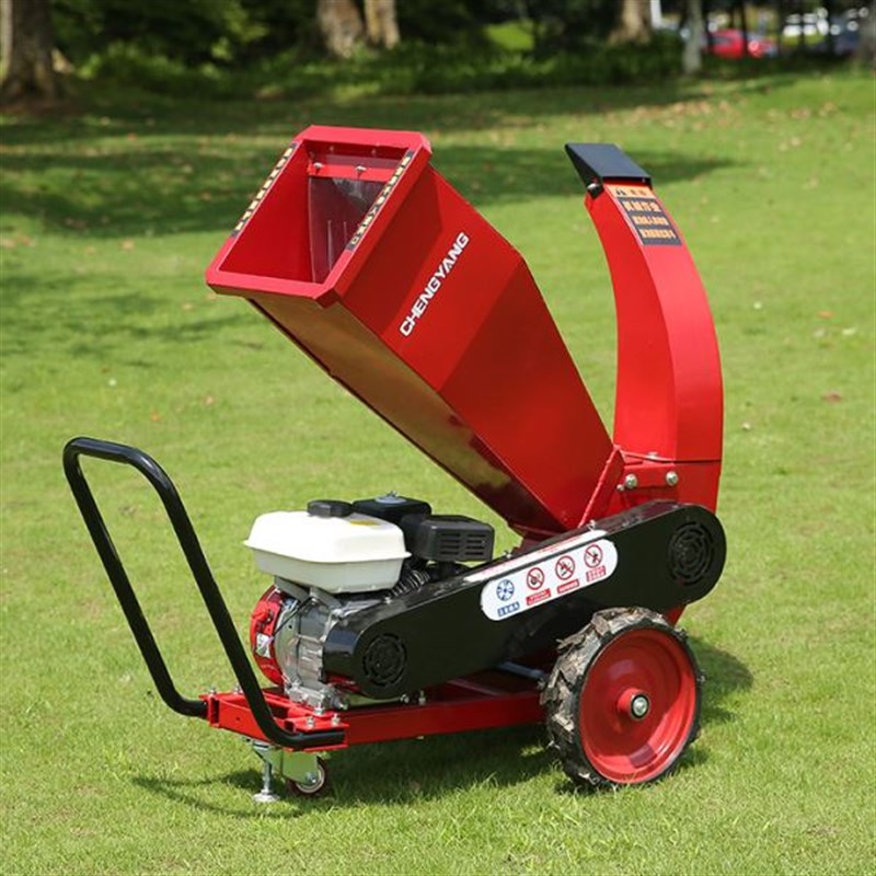 移动多功能农业园林树q枝粉碎机粉碎秸秆树枝种植机械柴油汽油电