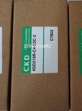 日本CKD电磁阀4GD219R-C4-E2C-3/4GD119R-C6-E2C-3全新原装