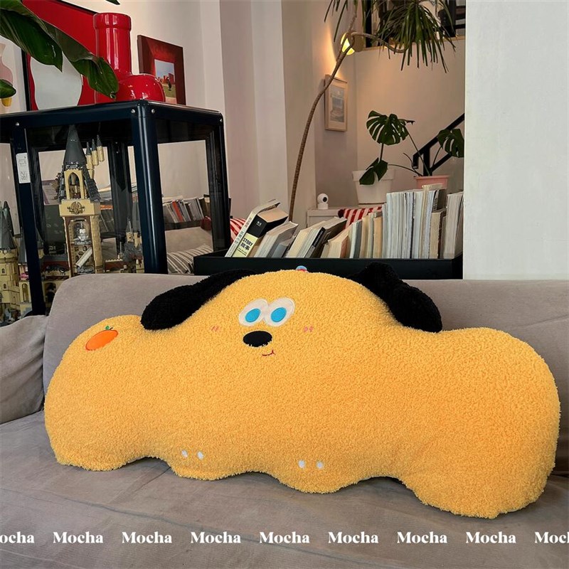可爱云朵狗床头P靠垫软包沙发靠背垫护腰靠枕榻榻米宿舍趴睡大抱