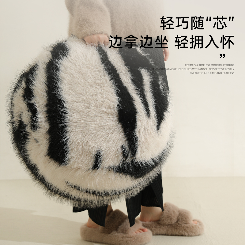 坐墩客厅榻榻米h轻奢坐垫飘窗阳台卧室地板上懒人沙发地毯看书坐