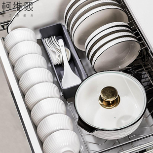 釉下彩陶瓷餐具碗碟简约北欧风家用碗盘碗碟微波炉吃饭碗高级盘子