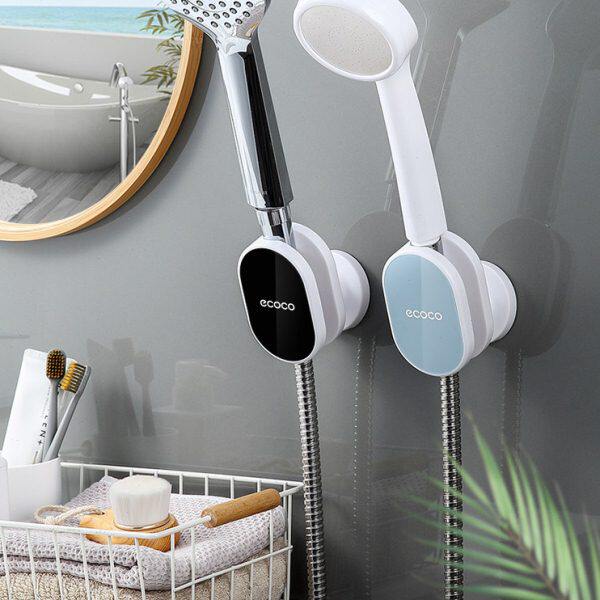 吸盘底淋浴头淋座雨意花洒支架浴室喷头可万向固定器可可调节挂免