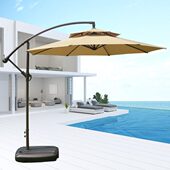 伞圆形遮阳伞香蕉大外摆户外太阳伞庭院休闲伞伞防雨花园店铺室外